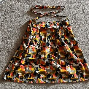 Multicolor Skater Skirt